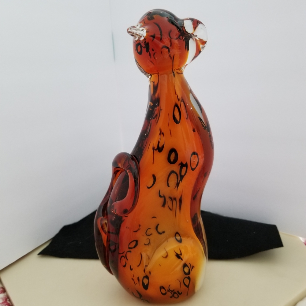 Art Glass Cheetah - Picture 2 of 6